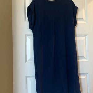 Elegant Navy Blue Women's Dress